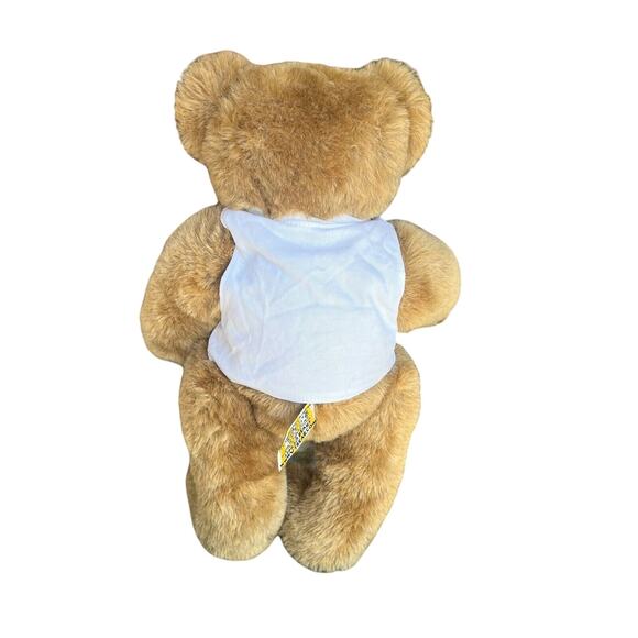 Vermont Wedding Teddy Bear Brown Groom White Tux 16” Articulating Legs Arms NICE - Picture 11 of 16